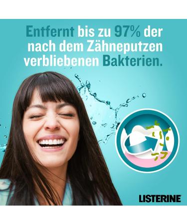 Listerine Cool Mint Mild Taste Mouthwash - 24x95ml Alcohol-Free Antibacterial with Essential Oils for Long-Lasting Freshness - Buy Online on GoSupps.com