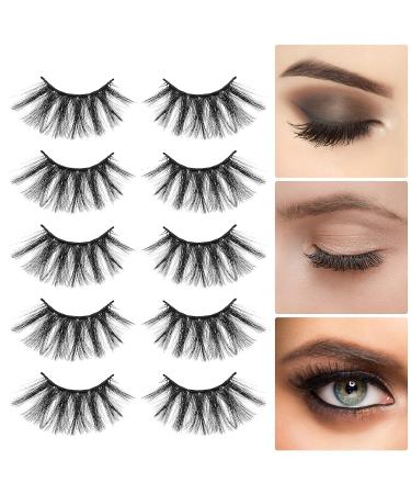 Shop Molain 25mm Multi-Layer False Eyelashes - 5 Pairs of Dramatic Fluffy Strip Lashes (Style No. 26) - International Shipping Available - Buy Online on GoSupps.com