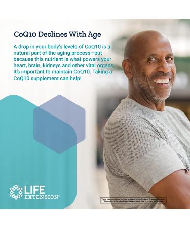 Buy Life Extension Super-Absorbable CoQ10 100 mg - 60 Softgels for Enhanced Heart Health - Buy Online on GoSupps.com