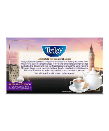 Tetley British Blend Premium Black Tea 320 Tea Bags - Rainforest Alliance Certified - Buy Online on GoSupps.com