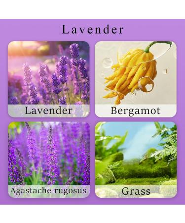 Natural Soy Scented Candles for Women & Men | Long-Lasting Lavender Candle Jars for Home | International Shipping - Buy Online on GoSupps.com