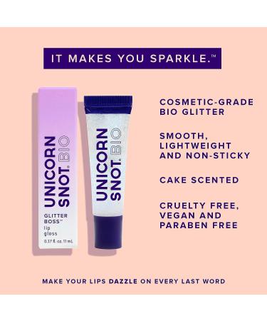 UNICORN SNOT Cosmos Holographic Glitter Lip Gloss - Vegan & Cruelty Free - 0.37fl oz - Buy Online on GoSupps.com