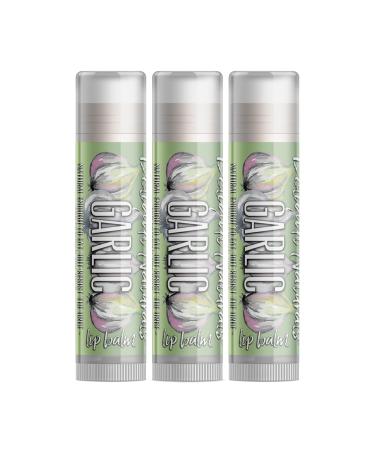 Delight Naturals Garlic Lip Balm - Set of Three
