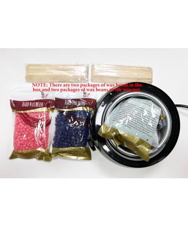 Hair Removal Wax Kit Electricot Wax Heater Wax Heater 4 x 100 g Epilatory Wax 20 Spatulas Hot Wax Epilation (Black Costu - Buy Online on GoSupps.com