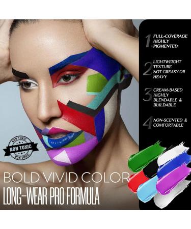 Black Face Body Paint Stick - Non-Toxic Eye Black for Football Baseball Softball Halloween Cosplay & SFX Makeup - Buy Online on GoSupps.com