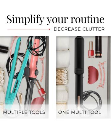 Remington ONE 3-in-1 Flat Iron Curling Iron & Wand - Adjustable Heat Auto Shut-Off Multi-Styler for Fine & Thick Hair - Buy Online on GoSupps.com