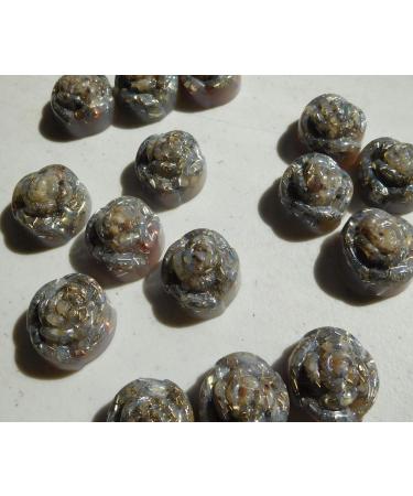 Buy 3 Pearl Blue Spiral Rose Crystal Orgone Generator - Energy Accumulator 7.83/432/528Hz | Free International Shipping - Buy Online on GoSupps.com