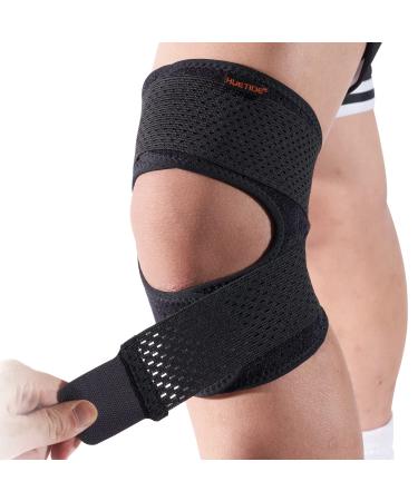 HUETIDE Patella Tendon Knee Strap knee Support For Women And Mens Knee Pain Relief adjustable Knee Brace For Arthritis runing meniscus Tear Joint Pain walking tennis Injury Recover sports X-Large