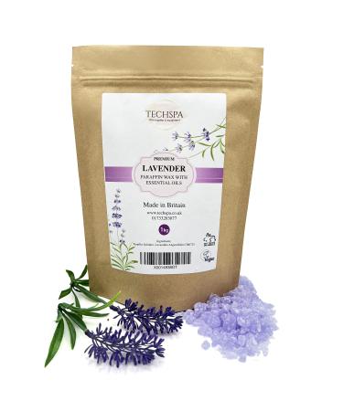 Techspa Lavender Paraffin Wax With Essential Oils a Therapeutic Treatment for Hands and Feet 1kg