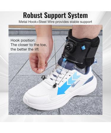 Adjustable AFO Foot Drop Brace with Upgraded Dial | Dorsiflexion Support for Men & Women | Orthotic Ankle Brace for Comfortable Walking - Buy Online on GoSupps.com