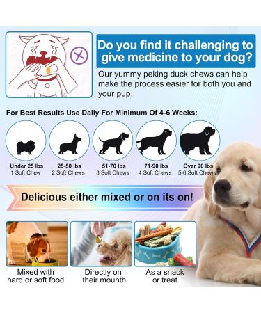 Itch and Immunity Treats for Dogs Dog Allergy Relief Treats - Soothe Itchy Skin Paws Eyes Ears Itch Relief for Dogs Skin & Coat Immune Health for All Breeds and Sizes Peking Duck 30 Chews - Buy Online on GoSupps.com