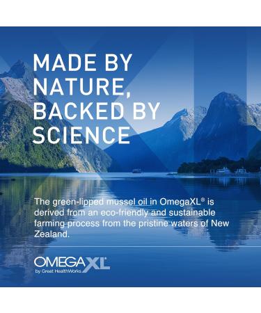 OmegaXL Joint Support Supplement - Natural Muscle Support Green Lipped Mussel Oil Soft Gel Pills Drug-Free 120 Count 120 count (Pack of 1) - Buy Online on GoSupps.com