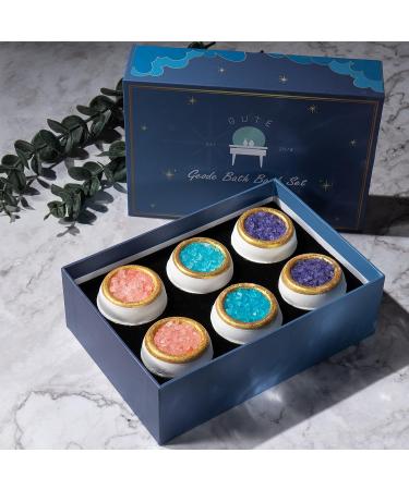 Organic Healing Geode Crystal Bath Bomb Set - Lavender, Rose, Jasmine - Aromatherapy Spa Bombs for Relaxation and Self Care - Perfect Gift for Her or Him - Buy Online on GoSupps.com