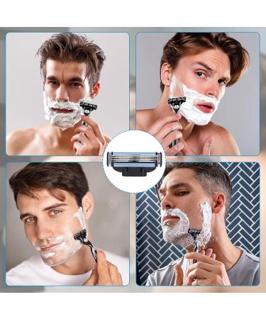20 Pack Razor Blades - Men's Hairdressing & Shaving Refills with Security Caps & Black Brushes | Perfect Gift for Men - Buy Online on GoSupps.com
