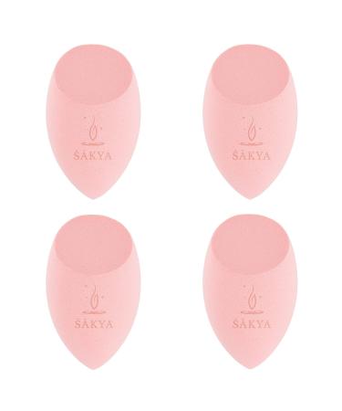 Sakya Beauty Blending Makeup Sponge - Natural Foundation & Cleansing Sponge Medium to Full Coverage Pack of 4 - International Shipping Available - Buy Online on GoSupps.com