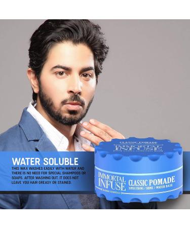 Immortal NYC Classic Pomade for Men 5.07oz - Hair Wax & Paste for Styling - Infuse Mens Hair Product - Buy Online on GoSupps.com