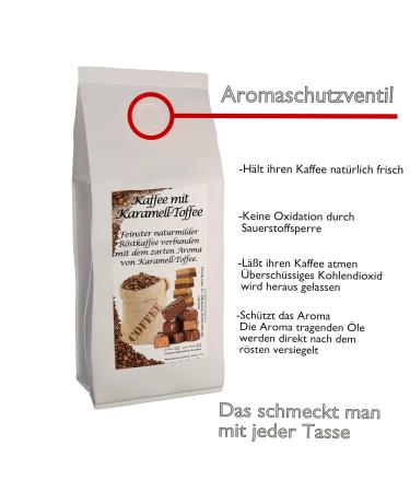 C&T Aroma Haffee - Caramel Toffee Flavored Coffee 500g | Premium Private Roasting for Gourmet Taste - Buy Online on GoSupps.com