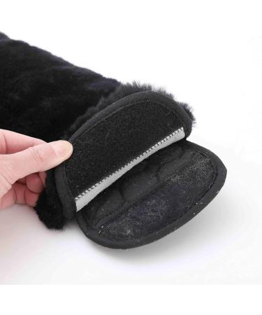 Merauno Lambwolle Konturgurt Saddle Belt | Anatomical Dressage Belt in Merino Wool Slip Resistant Available in Nature Black Brown Anthracite | 85cm 34 Anthracite - Buy Online on GoSupps.com