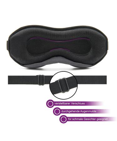 Sleep Heroes 3D Eye Mask & Storage Bag - Ultimate Light Blocking for Travel | Unisex Comfort - Buy Online on GoSupps.com