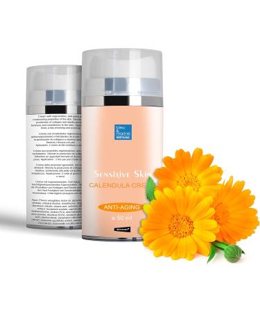  bleu & marine Bretania Calendula Aloe Vera and Vitamin E Cream 50 ml Sensitive Skin Cream with Organic Calendula Extract - Buy Online on GoSupps.com