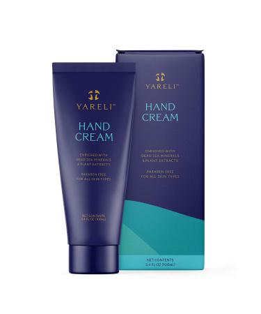 Yareli Hand Cream with Dead Sea Minerals, Lotion for Dry Cracked Hands, 3.4oz