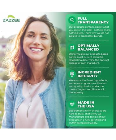 Zazzee Extra Strength Bilberry 20:1 Extract 25% Anthocyanins 5000 mg Strength 100 Vegan Capsules 3+ Month Supply Eye Health Support 20X Standardized Vaccinium Myrtillus Non-GMO Made in USA - Buy Online on GoSupps.com