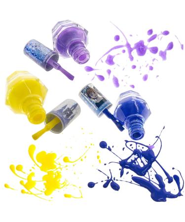 Townley Girl Disney Frozen 2 Non-Toxic Peel-Off Nail Polish Set for Girls Kids - 18 Pcs with Glittery Colors, Opaque Shades, Nail Gems - Ideal for Parties, Sleepovers, and Makeovers - Buy Online on GoSupps.com
