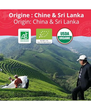 Khla - Set of 5 Organic Teas - 100 Infuser - Gift Box - Oolong Pai Mu Tan Breakfast OP Sencha & Chun Mee - Blue Green Bla - Buy Online on GoSupps.com