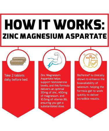 Force Factor Zinc Magnesium Aspartate - 60 Tablets for Enhanced Recovery & Muscle Support - Buy Online on GoSupps.com