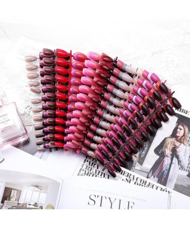 720 Short Square Fake Nails - Full Cover Coffin Press On Nails for Women, Girls, Kids - Glossy Pure Color False Nail Tips - Fresh Colors - Buy Online on GoSupps.com
