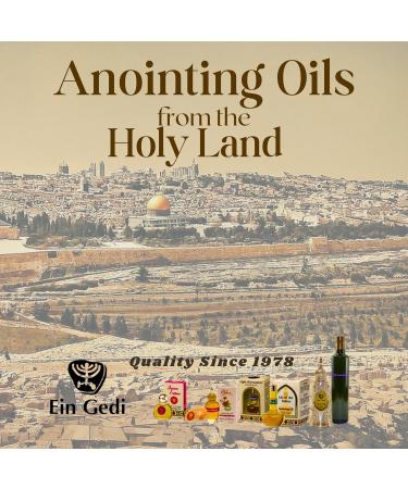 Ein Gedi Frankincense & Myrrh Anointing Oil - Blessings from Jerusalem | Gold Collection (12ml) | Scented with Biblical Oils | International Shipping - Buy Online on GoSupps.com