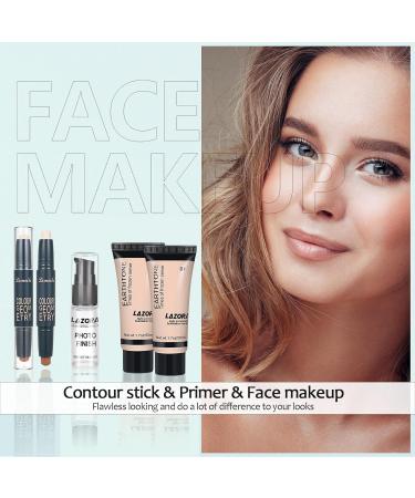 All-in-One Makeup Kit for Women - 20 Color Eyeshadow Palette Foundation Brushes & More - Perfect Gift for Girls & Teens - Buy Online on GoSupps.com