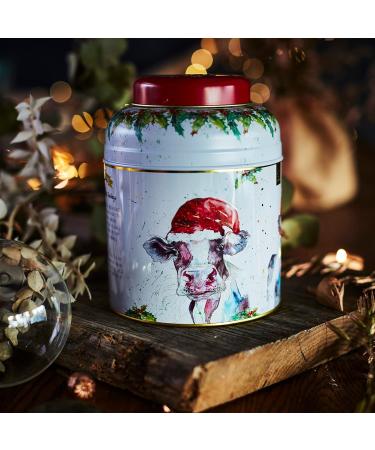New English Teas Christmas Cow Tea Caddy with 80 English Breakfast Teabags - Buy Online on GoSupps.com