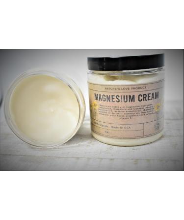 Nature's Love Magnesium Cream - Natural & Organic Relief for Tired Muscles Cramps & Sleep - Made in the USA - Buy Online on GoSupps.com