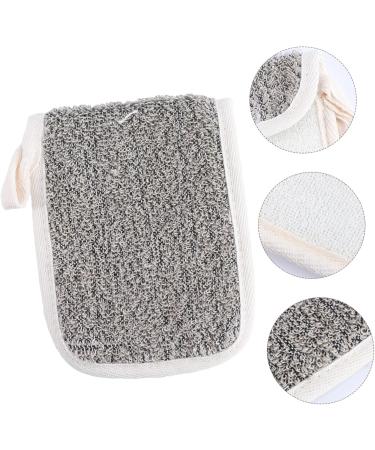 HAPINARY 5pcs Flip Soap Foam Net Scrub Exfoliating Bags Bath Accessory Foaming Pouches Khaki Cotton Linen - Buy Online on GoSupps.com