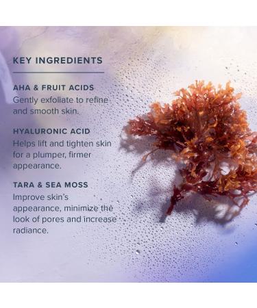 HERITAGE STORE Aura Glow Facial Mask - Brightening Exfoliating Gel Treatment for All Skin Types with AHA Hyaluronic Acid & Sea Moss | Vegan & Paraben Free - 2oz - Buy Online on GoSupps.com