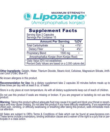 Lipozene Weight Loss Pills - 2 Bottles 30 Capsules + MetaboUp Plus 30 Count Bottle - Buy Online on GoSupps.com