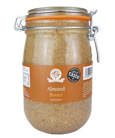 Natural World Nutural World Crispy Almond Nut Butter 1kg Great Taste Award Winner 100 pure single ingredient Crispy 1kgGL