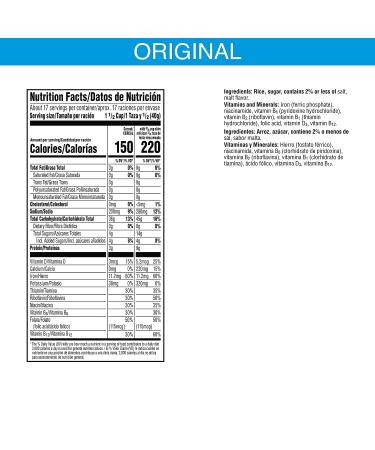 Kellogg's Rice Krispies Cereal 24oz Box - Original Rice Krispies Treats - 8 Vitamins and Minerals - Giant Size - Buy Online on GoSupps.com