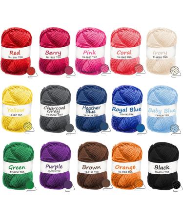 73 Piece Crochet Kit for Beginners - Premium Set with 21 Hooks, 1500 Yards Yarn, Tote Bag & More | Adult and Kids Crocheting Kit - Buy Online on GoSupps.com