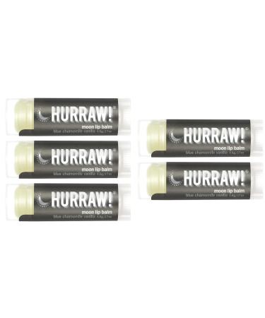 HURRAW! Baume L vre Bio Hydratant Stick - Moon - Camomille Bleue Vanille - Certifi Vegan - Cruelty Free - Sans Gluten OGM - ingr dients 100% naturels. Sans Abeille Karit Soja et Palme. (5)