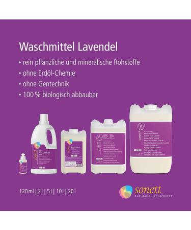 Sonett Lavender Detergent 5L - Eco-Friendly Laundry Solution | International Shipping Available - Buy Online on GoSupps.com