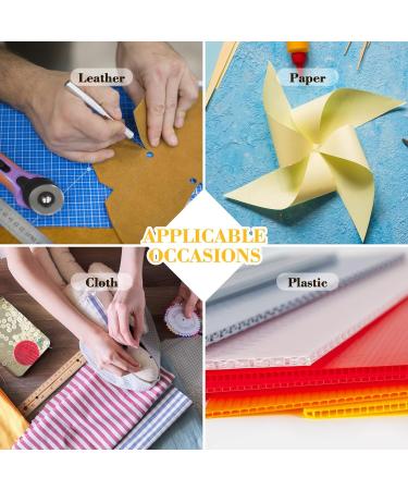 36 Pack 45mm Rotary Cutter Blades with Storage Box - Sewing and Craft Replacement Blades for Fabric, Paper, Quilting, Scrapbooking, and Leather - Buy Online on GoSupps.com