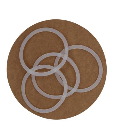 Hair ties silicone non-slip without hooks transparent