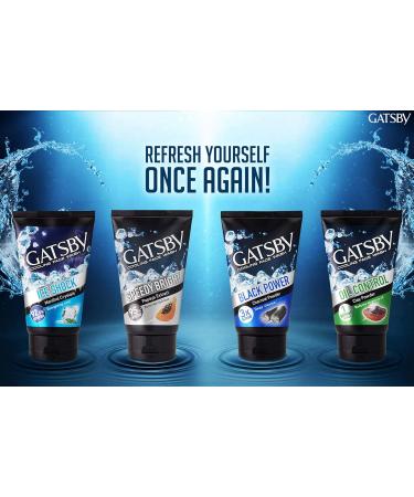 Gatsby Cooling Face Wash 100g - Oil Control for Fresh Clear Skin | Shop Internationally - Buy Online on GoSupps.com