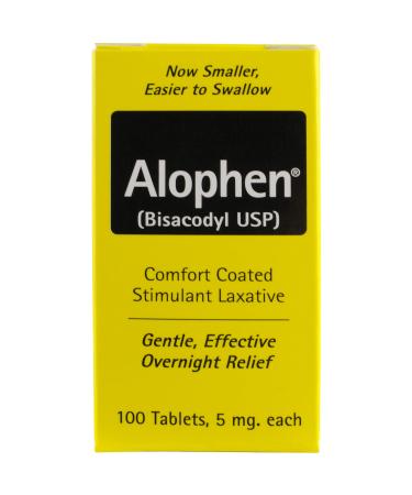 Alophen Enteric Coated Stimulant Laxative - 100 ea
