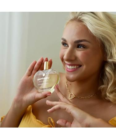 | Happiness in a bottle | Citrus Perfume for women | Vegan Women's Eau de Parfum | Clean Bergamot Fragrance with Essential Oils 75ml - 2.5 fl oz. HAPPINESS in a bottle - Citrus 2.5 Fl Oz (Pack of 1) - Buy Online on GoSupps.com