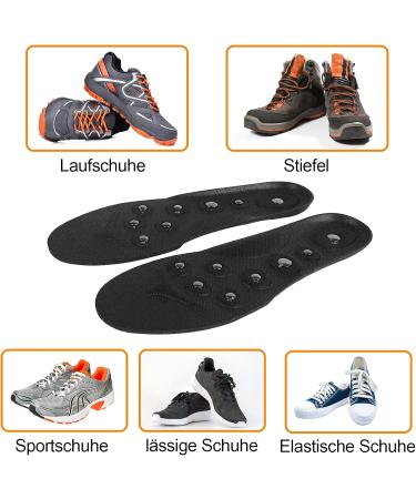 Yewrrite 2PC Magnetic Shoe Inserts | Acupressure Massage Insoles for Circulation & Fatigue Relief | International Shipping Available - Buy Online on GoSupps.com