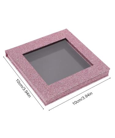 Shop Pink Magnetic Makeup Palette - Empty Square Self-Adhesive Palette with Transparent Lid for Eyeshadow Lipstick Blush & Powder - International Shipping Available - Buy Online on GoSupps.com