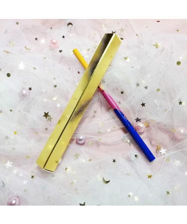 ANZKA 50 Pcs Golden Scale Nail Oil & Eyeliner Twist Pen Boxes - 5.7x0.63 Inch - Buy Online on GoSupps.com